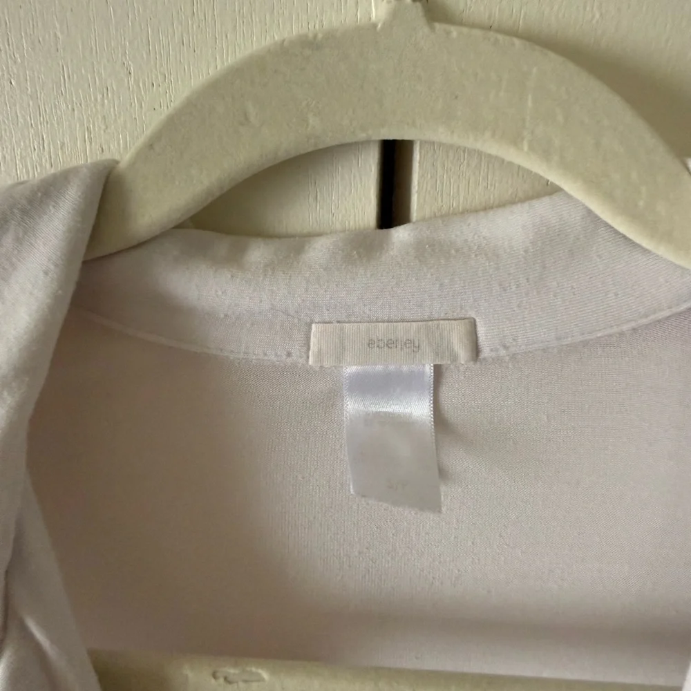 Frida TENCEL™ Modal Shortie Short PJ set in Ivory & Pink Size Small - Picture 9 of 12